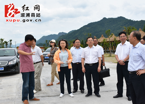 全国乡村旅游与旅游扶贫推进会前期会务调研组深入溆浦调研